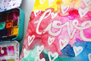 Art Journal Love Glitter - Revlie