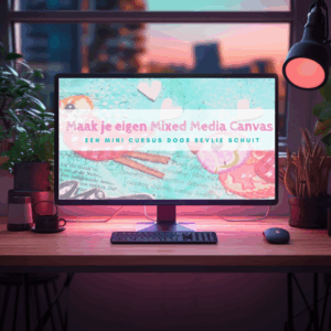 Mini Cursus Mixed Media Canvas maken