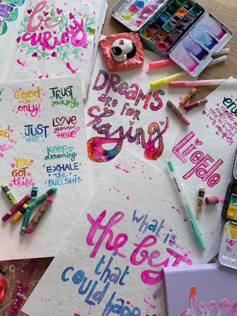 Cute letters tekenen
